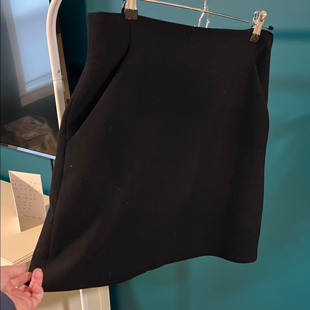 & Other Stories Classic Black Mini Skirt